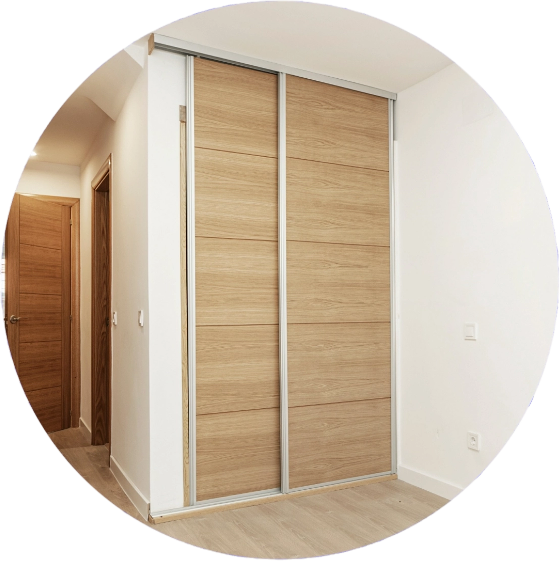 wood and textured sliding wardrobes southend-on-sea