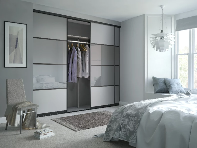 Glass and High Gloss Sliding Doors